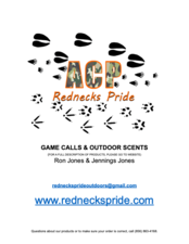 ACP Rednecks Pride Product Catalog